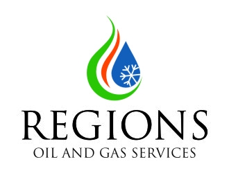 Regions Oil and Gas Services logo design by jetzu