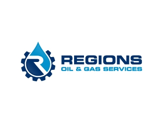 Regions Oil and Gas Services logo design by Janee