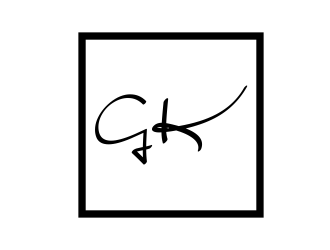 G K  logo design by afra_art