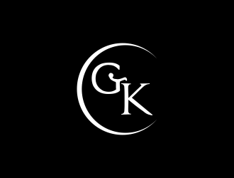 G K  logo design by afra_art