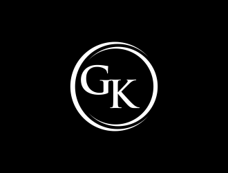 G K  logo design by afra_art