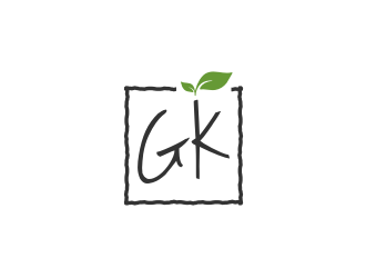 G K  logo design by Gravity