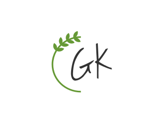 G K  logo design by Gravity