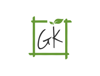 G K  logo design by Gravity