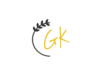 G K  logo design by Gravity