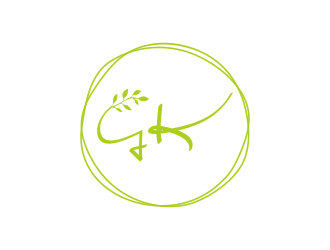 G K  logo design by afra_art