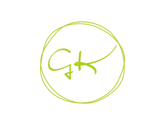 G K  logo design by afra_art
