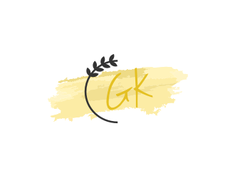 G K  logo design by Gravity