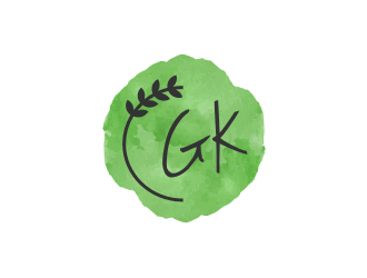 G K  logo design by Gravity