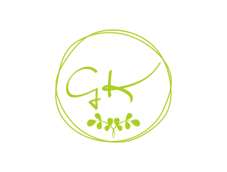 G K  logo design by afra_art