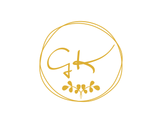 G K  logo design by afra_art