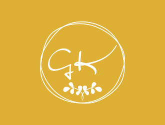 G K  logo design by afra_art
