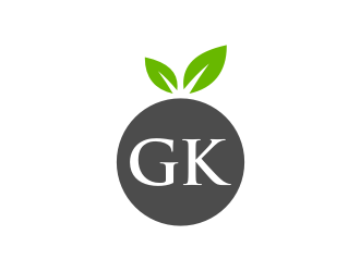G K  logo design by nurul_rizkon