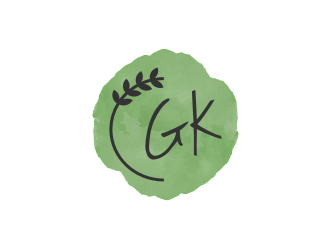 G K  logo design by Gravity