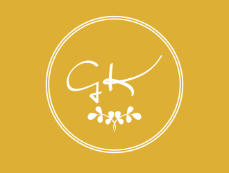 G K  logo design by afra_art