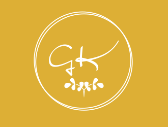 G K  logo design by afra_art