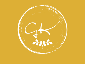 G K  logo design by afra_art