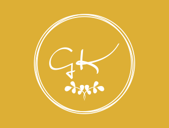 G K  logo design by afra_art