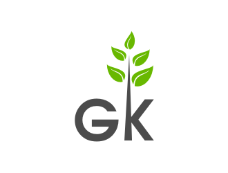 G K  logo design by nurul_rizkon