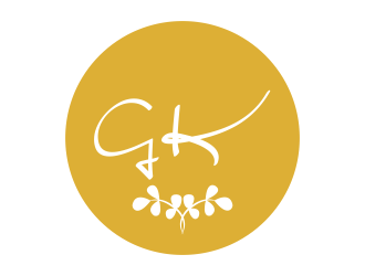 G K  logo design by afra_art