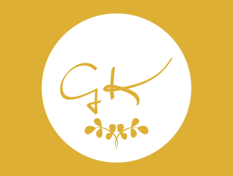 G K  logo design by afra_art