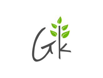 G K  logo design by nurul_rizkon