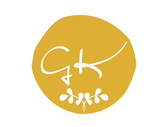 G K  logo design by afra_art
