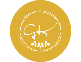 G K  logo design by afra_art