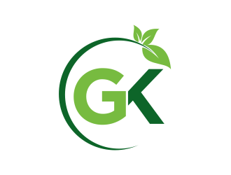 G K  logo design by evdesign