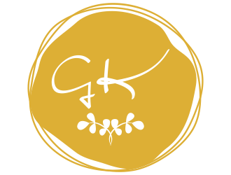 G K  logo design by afra_art