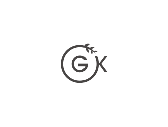 G K  logo design by Asani Chie