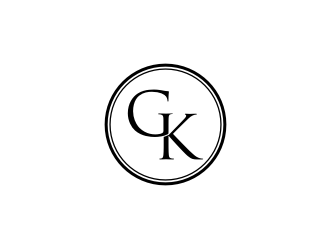 G K  logo design by Landung