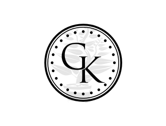 G K  logo design by Landung