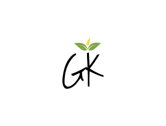 G K  logo design by oke2angconcept