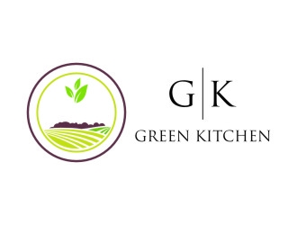 G K  logo design by jetzu