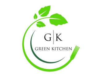 G K  logo design by jetzu