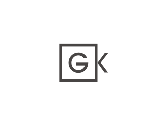 G K  logo design by Asani Chie