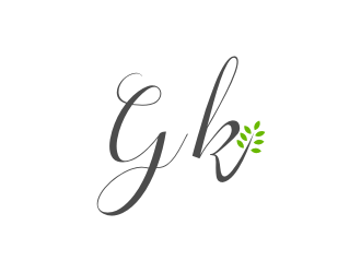 G K  logo design by nurul_rizkon