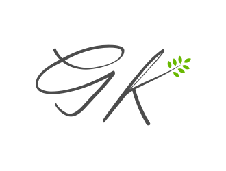 G K  logo design by nurul_rizkon
