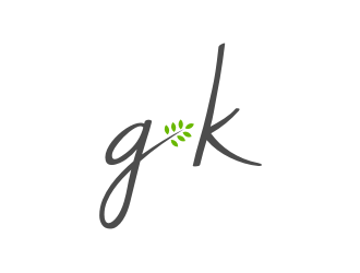 G K  logo design by nurul_rizkon