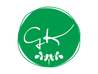 G K  logo design by afra_art