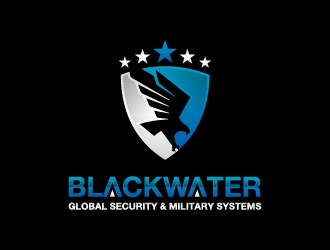 Blackwater Global Security & Military Systems logo design by Janee