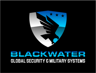 Blackwater Global Security & Military Systems logo design by cintoko