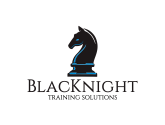BlacKnight Training Solutions logo design by Greenlight