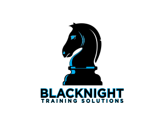 BlacKnight Training Solutions logo design by evdesign