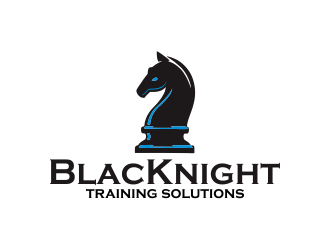 BlacKnight Training Solutions logo design by Greenlight
