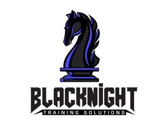 BlacKnight Training Solutions logo design by frontrunner