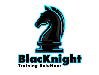 BlacKnight Training Solutions logo design by LogoInvent