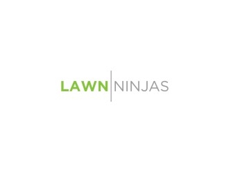 Lawn Ninjas logo design by bricton