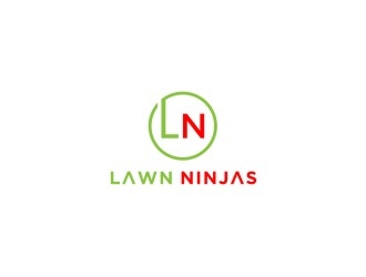 Lawn Ninjas logo design by bricton
